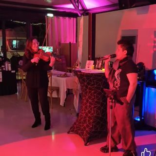 Duo Prisca chanteuse & Nadine Collon violoniste - Salon du mariage Pimp My Event Domaine Ventajol